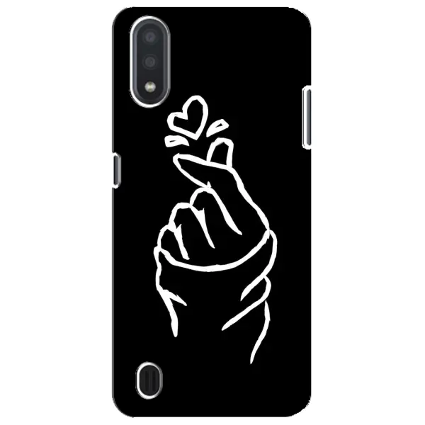 Чехол с рисунком «Сердце на черном» для Samsung Galaxy M01 Core (A013F) Чехол с рисунком «Сердце на черном» для Samsung Galaxy M01 Core (A013F)