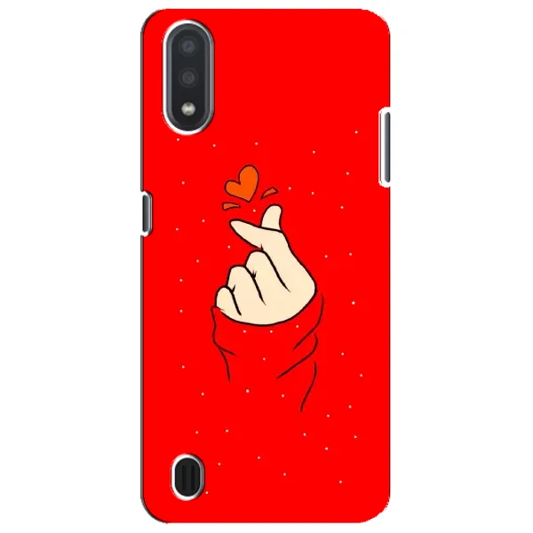 Чехол с рисунком «Сердце на красном» для Samsung Galaxy M01 Core (A013F) Чехол с рисунком «Сердце на красном» для Samsung Galaxy M01 Core (A013F)