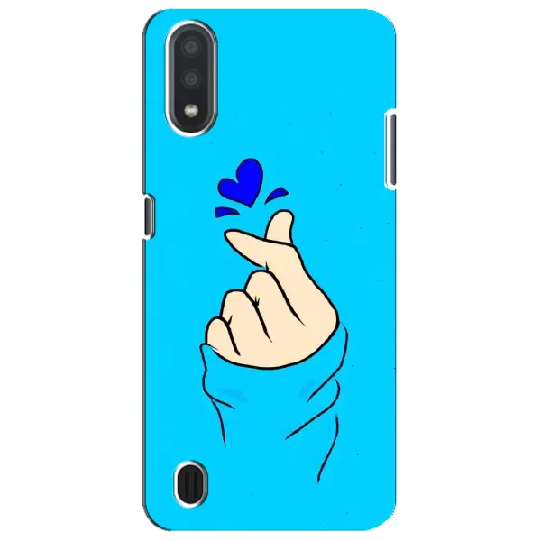 Чехол с рисунком «Сердце на синем» для Samsung Galaxy M01 Core (A013F) Чехол с рисунком «Сердце на синем» для Samsung Galaxy M01 Core (A013F)