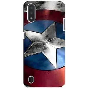 Чехол с Щитом Капитана Америки на Sansung Galaxy M01 Core (A013F) (Щит Капитана Америки)