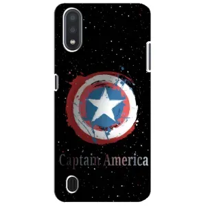 Чехол с Щитом Капитана Америки на Sansung Galaxy M01 Core (A013F) (Щит Капитана)
