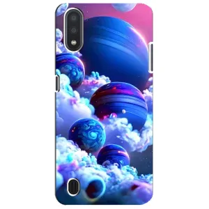 Чохли КОСМОС на Sansung Galaxy M01 Core (A013F) (Сині планети)