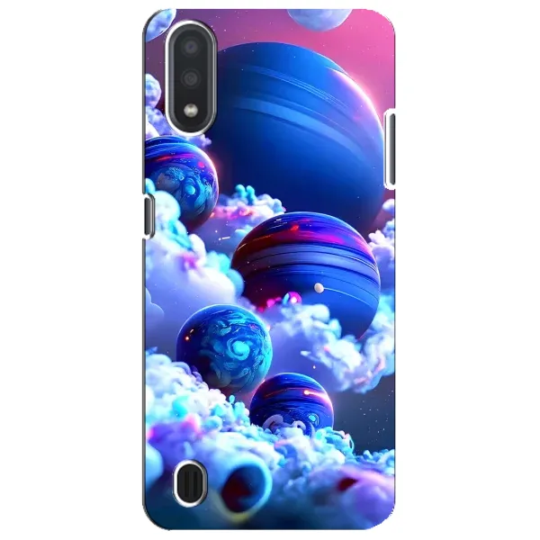 Чехол с рисунком «Синие планеты» для Samsung Galaxy M01 Core (A013F) Чехол с рисунком «Синие планеты» для Samsung Galaxy M01 Core (A013F)