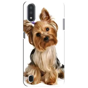 Чехол (ТПУ) Милые собачки для Sansung Galaxy M01 Core (A013F) (Собака Терьер)