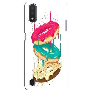 Чехол с изображением вкусной еды для Sansung Galaxy M01 Core (A013F) (Сочные пончики)