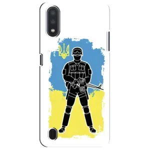 Патриотические Чехлы для Самсунг М01 Кор (Солдат Украины)
