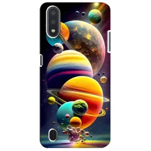 Чохол (ТПУ) з планетами на Sansung Galaxy M01 Core (A013F) (Сонячна система)