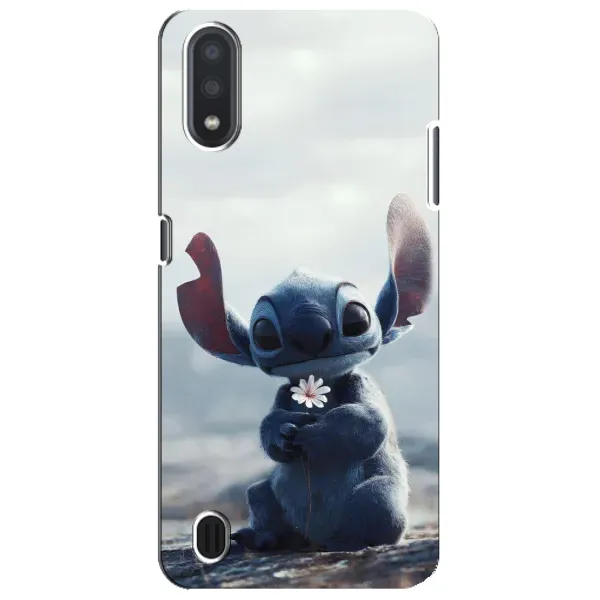Чехол с рисунком «Стич с цветочком» для Samsung Galaxy M01 Core (A013F) Чехол с рисунком «Стич с цветочком» для Samsung Galaxy M01 Core (A013F)