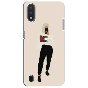 Силіконовый Чохол на Sansung Galaxy M01 Core (A013F) з картинкой Модных девушек (Стильна)