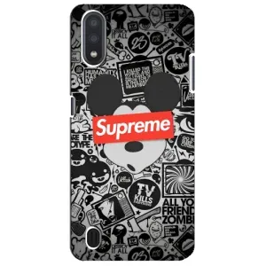 Чехол с рисунком «Supreme Маус» для Samsung Galaxy M01 Core (A013F)