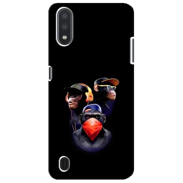 Чехол с рисунком «Три обезьяны» для Samsung Galaxy M01 Core (A013F) Чехол с рисунком «Три обезьяны» для Samsung Galaxy M01 Core (A013F)
