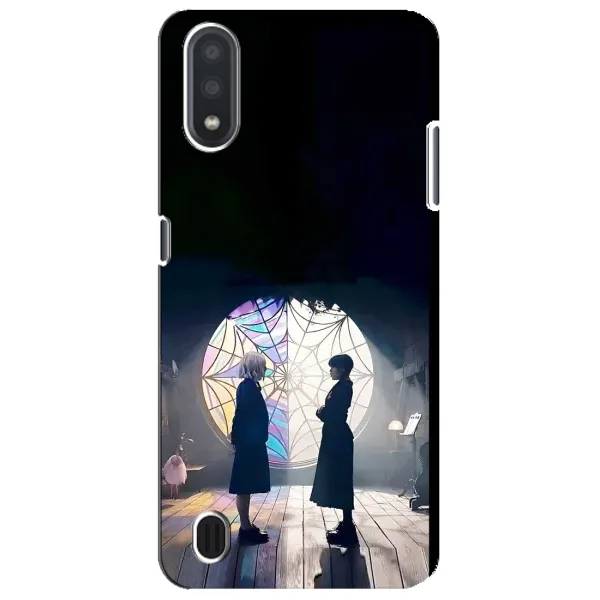 Чехол с рисунком «Уэнсдей и Энди» для Samsung Galaxy M01 Core (A013F) Чехол с рисунком «Уэнсдей и Энди» для Samsung Galaxy M01 Core (A013F)