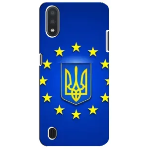 Чехол с Украинской символикой на Самсунг М01 Кор (Украина это Европа)