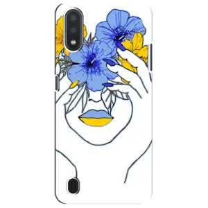 Чехол на Sansung Galaxy M01 Core (A013F) Украинский дизайн (Украинка на всю голову)