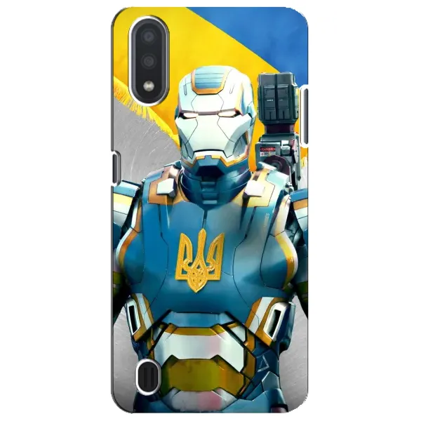 Чехол с рисунком «Украинский робокоп» для Samsung Galaxy M01 Core (A013F) Чехол с рисунком «Украинский робокоп» для Samsung Galaxy M01 Core (A013F)