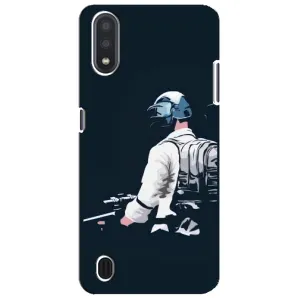 Чохол з картинкою "Герой Pubg" на Sansung Galaxy M01 Core (A013F) (В екіперівці)