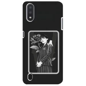 Чехлы с принтом Уэнсдей на Sansung Galaxy M01 Core (A013F) (Венсдей картина)