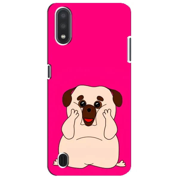 Чехол с рисунком «Веселый Мопсик» для Samsung Galaxy M01 Core (A013F) Чехол с рисунком «Веселый Мопсик» для Samsung Galaxy M01 Core (A013F)