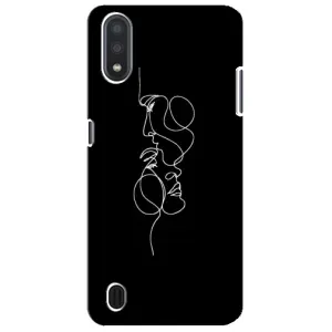 Силиконовые Чехлы Любимому человеку для Sansung Galaxy M01 Core (A013F) (Влюбленная пара)