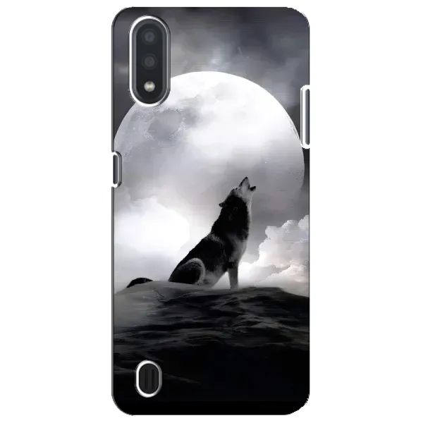 Чехол с рисунком «Волк и луна» для Samsung Galaxy M01 Core (A013F) Чехол с рисунком «Волк и луна» для Samsung Galaxy M01 Core (A013F)