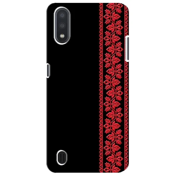 Чехол с рисунком «Вышиванка на черном» для Samsung Galaxy M01 Core (A013F) Чехол с рисунком «Вышиванка на черном» для Samsung Galaxy M01 Core (A013F)