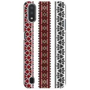 Силиконовый Чехол на Sansung Galaxy M01 Core (A013F) с картинкой Вышиванки (Вышиваночки)