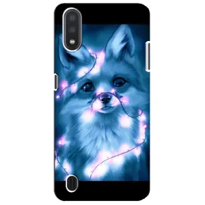 Чехол с Лисичкой для Sansung Galaxy M01 Core (A013F) (Яркая Лиса)