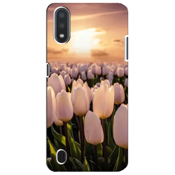 Чехол с рисунком «Закат с цветами» для Samsung Galaxy M01 Core (A013F) Чехол с рисунком «Закат с цветами» для Samsung Galaxy M01 Core (A013F)