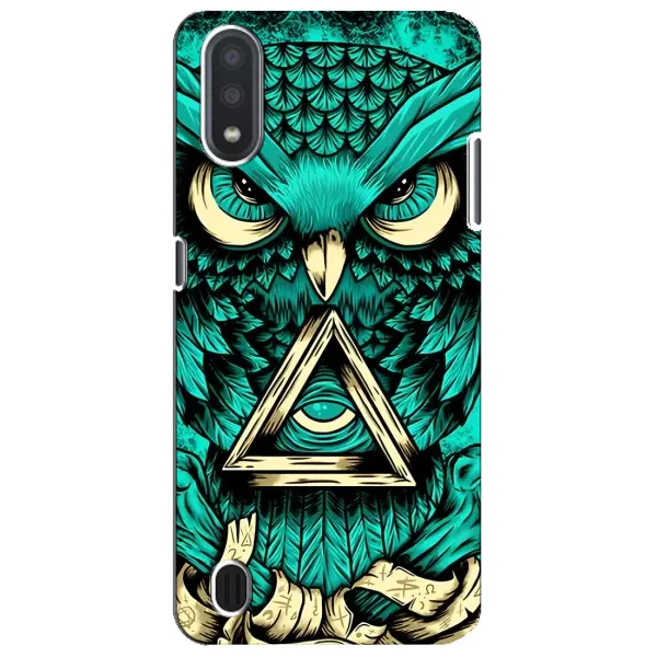 Чехол с рисунком «Зеленая сова» для Samsung Galaxy M01 Core (A013F) Чехол с рисунком «Зеленая сова» для Samsung Galaxy M01 Core (A013F)