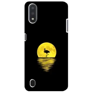 Летний Чехол на Sansung Galaxy M01 Core (A013F) (Желтый Закат)
