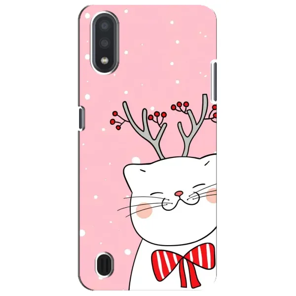 Чехол с рисунком «Зимний кот» для Samsung Galaxy M01 Core (A013F) Чехол с рисунком «Зимний кот» для Samsung Galaxy M01 Core (A013F)