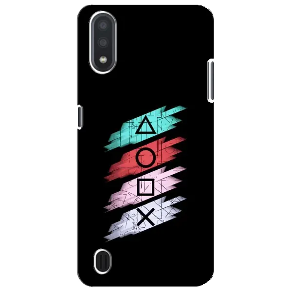 Чехол с рисунком «Значки Sony» для Samsung Galaxy M01 Core (A013F) Чехол с рисунком «Значки Sony» для Samsung Galaxy M01 Core (A013F)