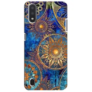 Чехлы со смыслом для Sansung Galaxy M01 Core (A013F) (Золотые узоры)