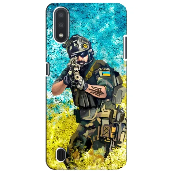 Чехол с рисунком «ЗСУ Воин» для Samsung Galaxy M01 Core (A013F) Чехол с рисунком «ЗСУ Воин» для Samsung Galaxy M01 Core (A013F)