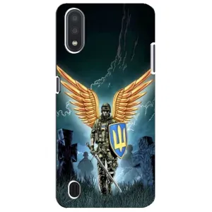 Патриотический Чехол для Sansung Galaxy M01 Core (A013F) (ЗСУ з крильями)