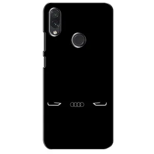 Силиконовый бампер с картинкой машины на Sansung Galaxy M01s (Силует Audi)