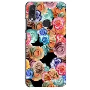 Чохли з тематикою "КВІТИ" на Sansung Galaxy M01s (Квіти на чорному)