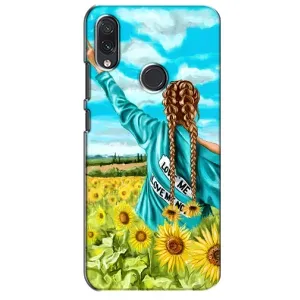 Чехол Стильные девушки на Sansung Galaxy M01s (Девушка на поле)