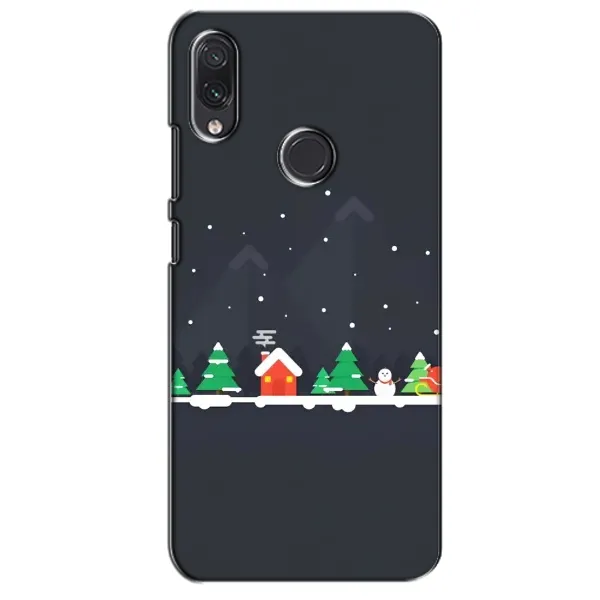 Чехол с рисунком «Город зимний» для Samsung Galaxy M01s
