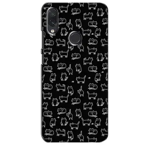 Чохол на тематику: Коти для Samsung Galaxy M01s (Котики на чорному)