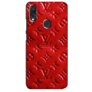 Текстурный Чехол Louis Vuitton для Самсунг М01с (Красный ЛВ)