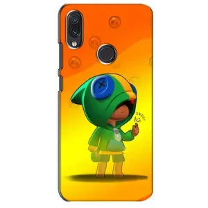 Чехол Бравл Старс для Sansung Galaxy M01s (LEON в кофте)