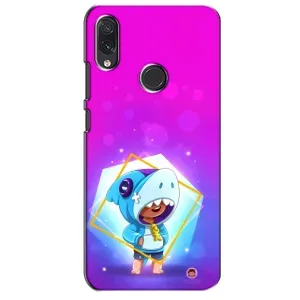 Чехол Бравл Старс для Sansung Galaxy M01s (Леон в костюме Акулы)