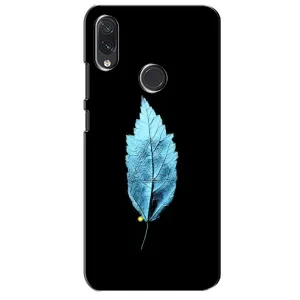 Чехол с картинками на черном фоне для Sansung Galaxy M01s (Листочек)