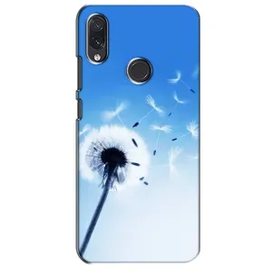 Силіконовий Чохол з кульбабками на Sansung Galaxy M01s (Кульбабка на блакитному)
