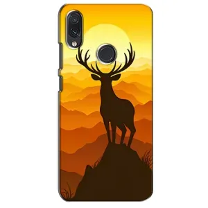 Чохли з зображенням різних тварин на Sansung Galaxy M01s (Силует Оленя)