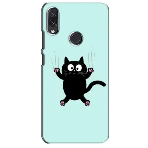 Силіконовий чохол з котиком для Sansung Galaxy M01s (Падаючий кіт)