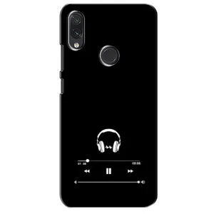 Чехол с картинками на черном фоне для Sansung Galaxy M01s (Плеер)