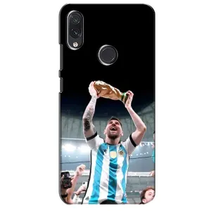 Чехлы Лео Месси Аргентина для Sansung Galaxy M01s (Счастливый Месси)