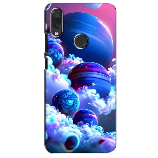 Чехол с рисунком «Синие планеты» для Samsung Galaxy M01s Чехол с рисунком «Синие планеты» для Samsung Galaxy M01s